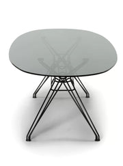 Sander Elliptical Crystal Table - MyConcept Hong Kong