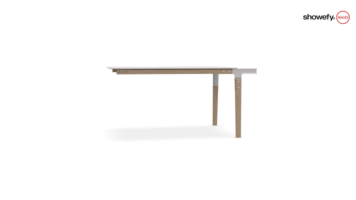 Steelwood Table 135x 90 cm