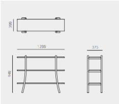 Skyladder Shelves Low - MyConcept Hong Kong