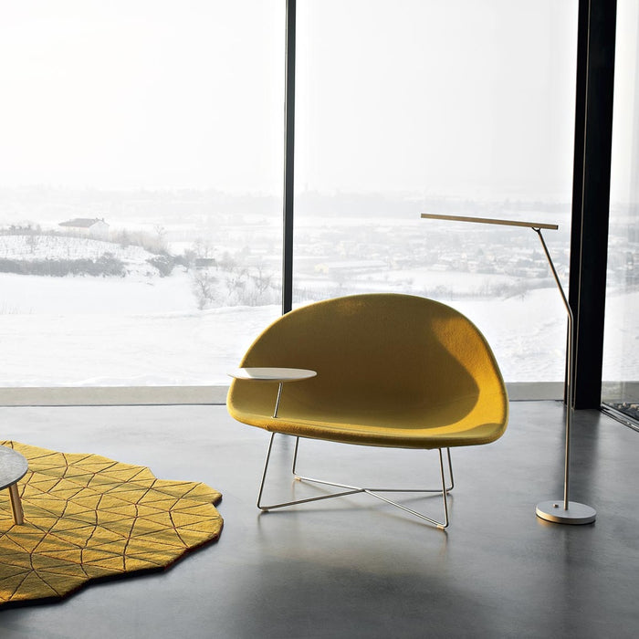 Isola Lounge Chair with Marble  Side Table - MyConcept Hong Kong