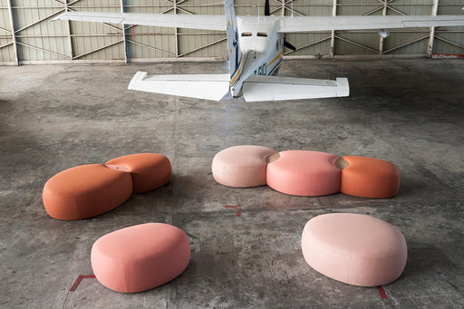 Matera Ottoman With Table - MyConcept Hong Kong