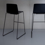 RAMA (HIGH BACK) Counter Stool on Sled Base - MyConcept Hong Kong