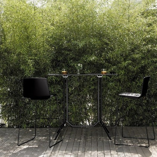 RAMA (HIGH BACK) Bar Stool on Sled Base - MyConcept Hong Kong