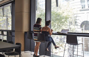 RAMA (HIGH BACK) Bar Stool on Sled Base - MyConcept Hong Kong