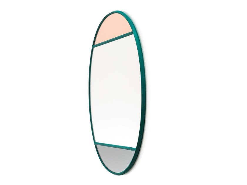 Vitrail Oval wall mirror