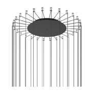 28 Lights Radial Cluster - MyConcept Hong Kong