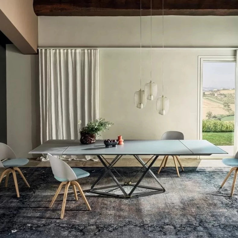 Delta Rectangular With Extensions Crystal Table - MyConcept Hong Kong