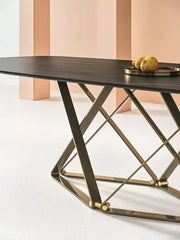 Delta Rectangular Marble/Ceramic Table - MyConcept Hong Kong