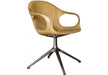 ELEPHANT Swivel Trestle Chair - Hide Upholstered Seat - MyConcept Hong Kong