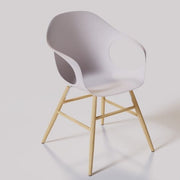 ELEPHANT Wooden Base Chair - Polyurethane Seat - MyConcept Hong Kong