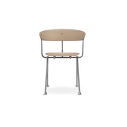 Officina Chair with Seat and Back in Leather - MyConcept Hong Kong