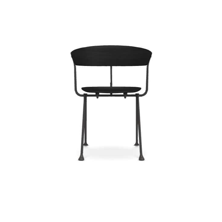 Officina Chair with Seat and Back in Leather - MyConcept Hong Kong