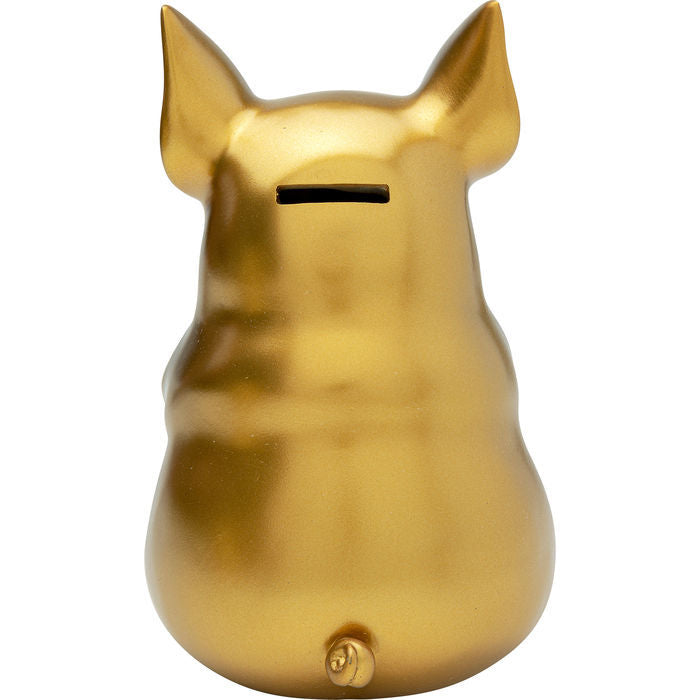 Money Box Pig Sitting Gold - MyConcept Hong Kong