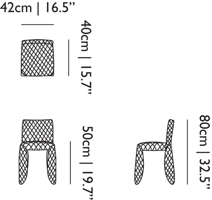 Monster Chair, Diamond No Arms - MyConcept Hong Kong