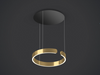 Oocchio Mito Sospeso 40 Fix Matt Black Canopy Bronze Ring