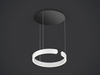 Oocchio Mito Sospeso 40 Fix Matt Black Canopy Matt White Ring