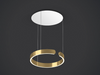Oocchio Mito Sospeso 40 Fix Matt White Canopy Bronze Ring