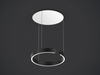 Oocchio Mito Sospeso 40 Fix Matt White Canopy Matt black Ring