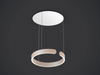 Oocchio Mito Sospeso 40 Fix Matt White Canopy Matt Gold Ring
