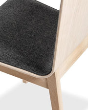SM 807 Dining Chair Wooden Legs (Upholstered Shell) - MyConcept Hong Kong