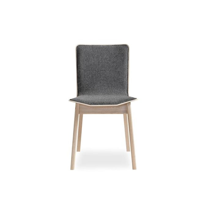 SM 807 Dining Chair Wooden Legs (Upholstered Shell)