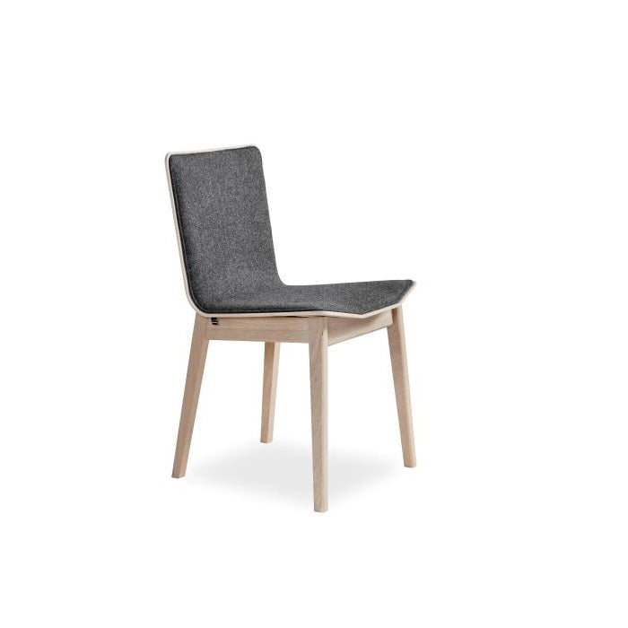 SM 807 Dining Chair Wooden Legs (Upholstered Shell)