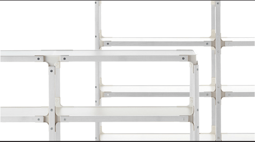 Steelwood Shelving System 1x3 H.54 cm