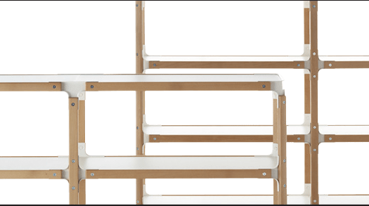 Steelwood Shelving System 2x1 H.93 cm