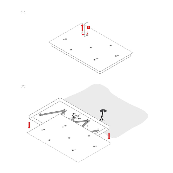 7 Lights Rectangular Cluster