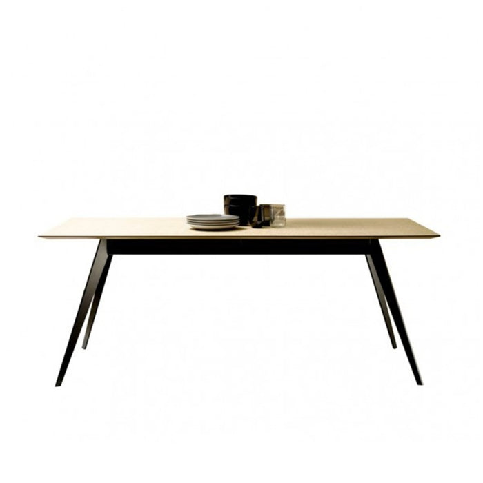 Aise Fixed Dining Table with Metal Legs - MyConcept Hong Kong