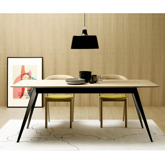 Aise Fixed Dining Table with Metal Legs - MyConcept Hong Kong