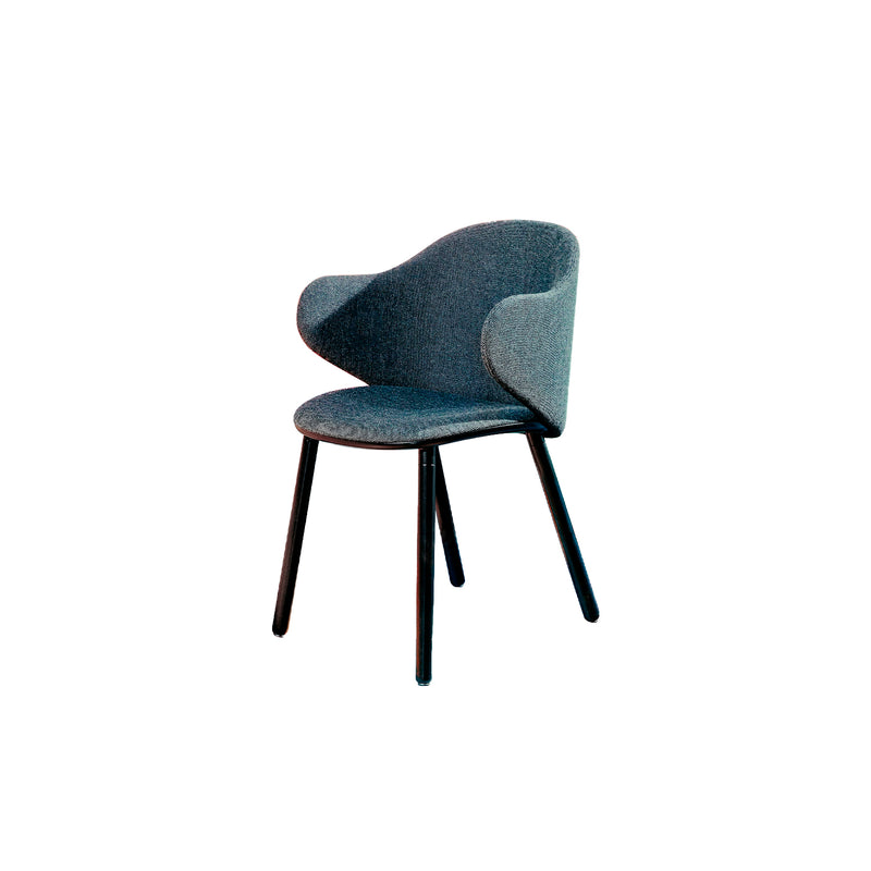 DUA Wooden Base Chair - Backrest 3 (With Armrests) - MyConcept Hong Kong