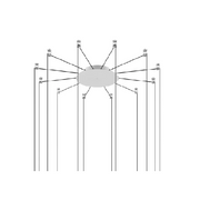 12 Lights Radial Cluster - MyConcept Hong Kong